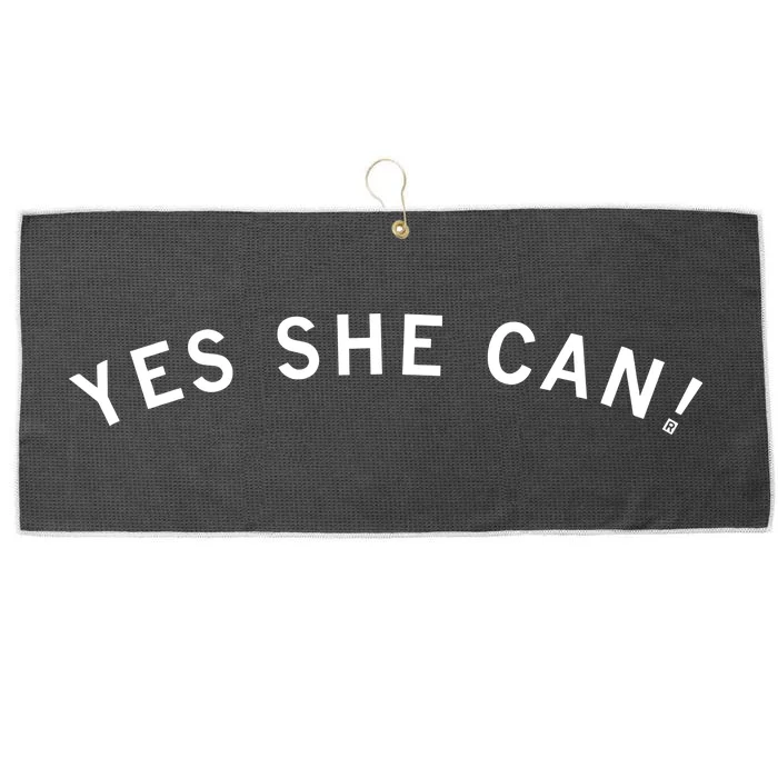 Barack Obama Yes She Can Kamala Harris Large Microfiber Waffle Golf Towel