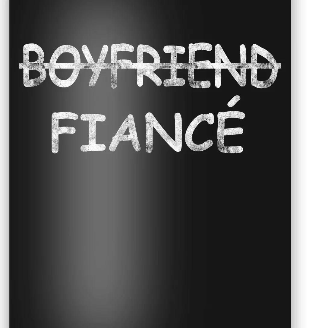 Boyfriend Fiance Engagement Party Poster