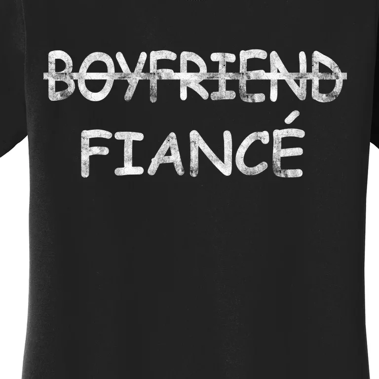 Boyfriend Fiance Engagement Party Women's T-Shirt