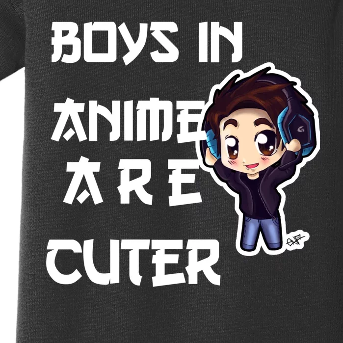 Boys In Anime Are Cuter Baby Bodysuit