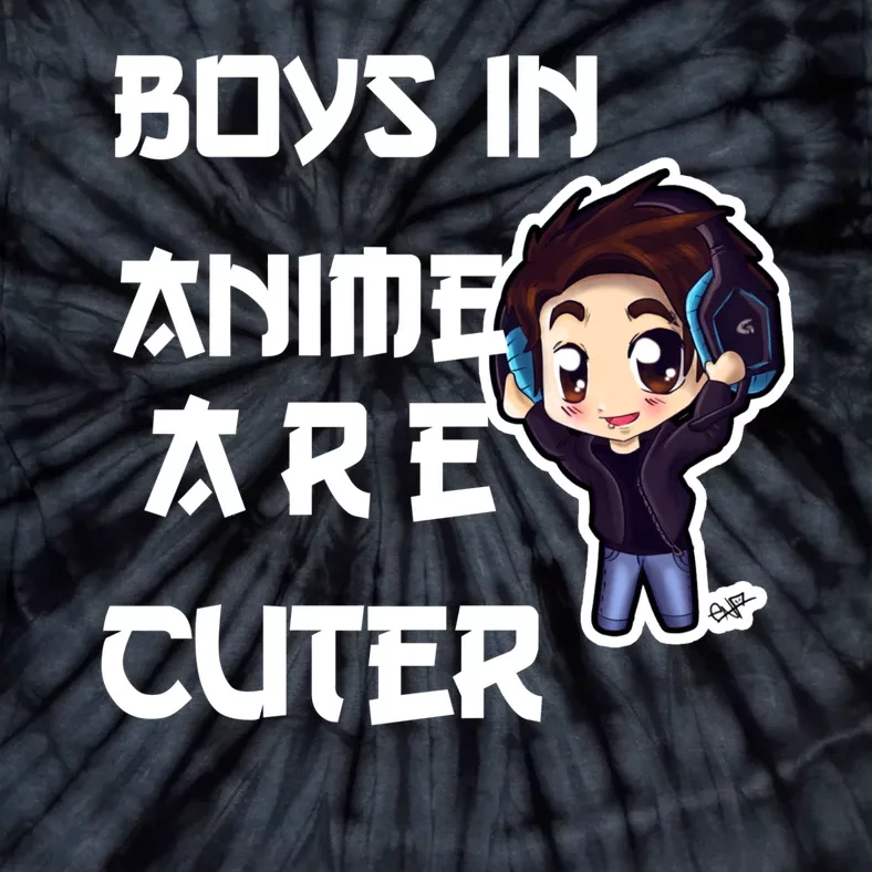 Boys In Anime Are Cuter Tie-Dye T-Shirt