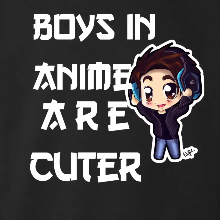 Boys In Anime Are Cuter Toddler Hoodie