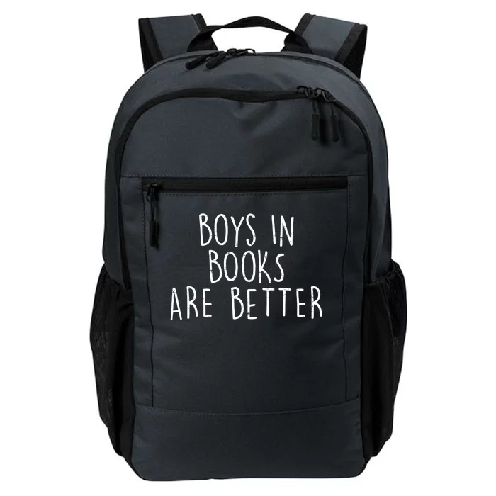 Boys In Books Are Better Funny Daily Commute Backpack