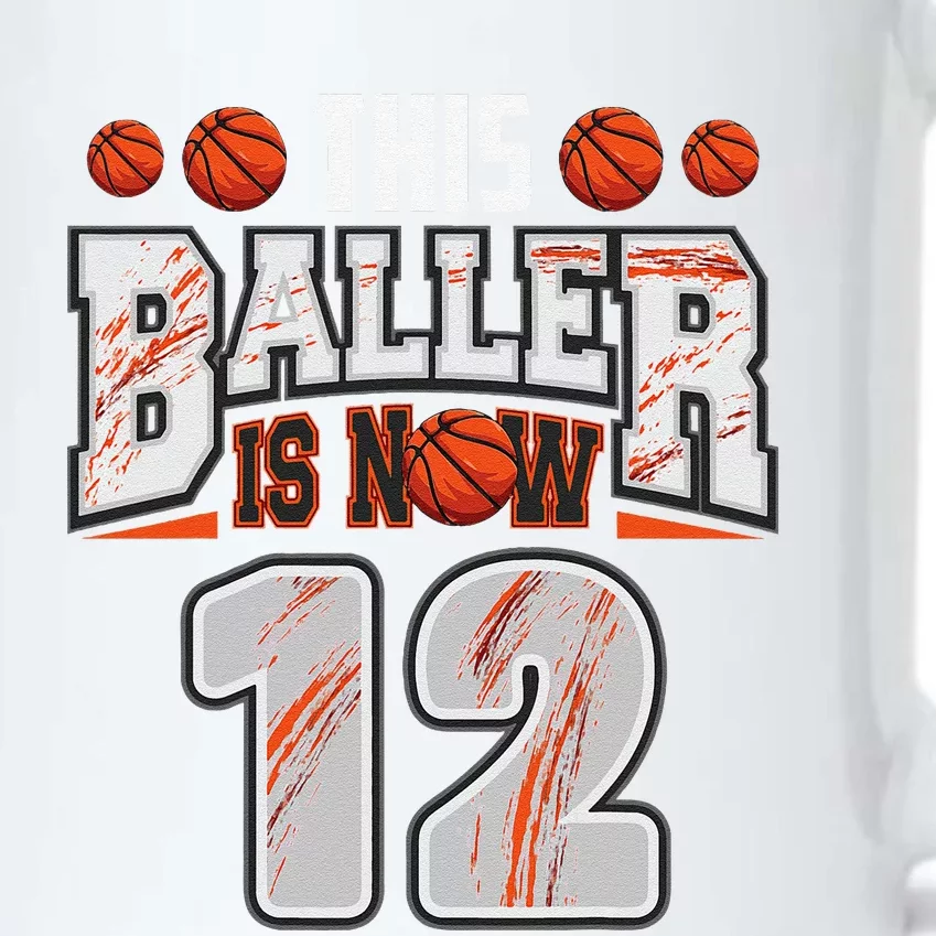 Basketball Player 12 Years Old Boy Basketball 12th Birthday Black Color Changing Mug