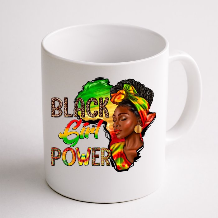 Black Power 1865 Juneteenth Freedom Africa Black Gift Front & Back Coffee Mug