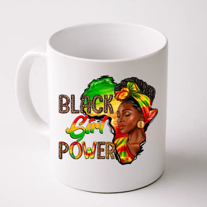 Black Power 1865 Juneteenth Freedom Africa Black Gift Front & Back Coffee Mug