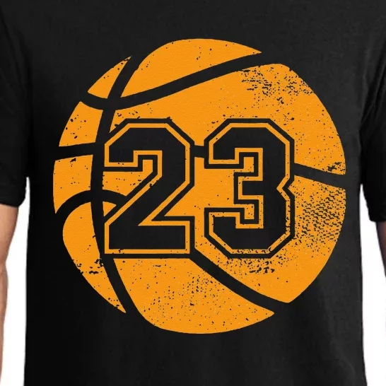 Basketball Player 23 Basketball Mom Dad Jersey Number 23 Pajama Set