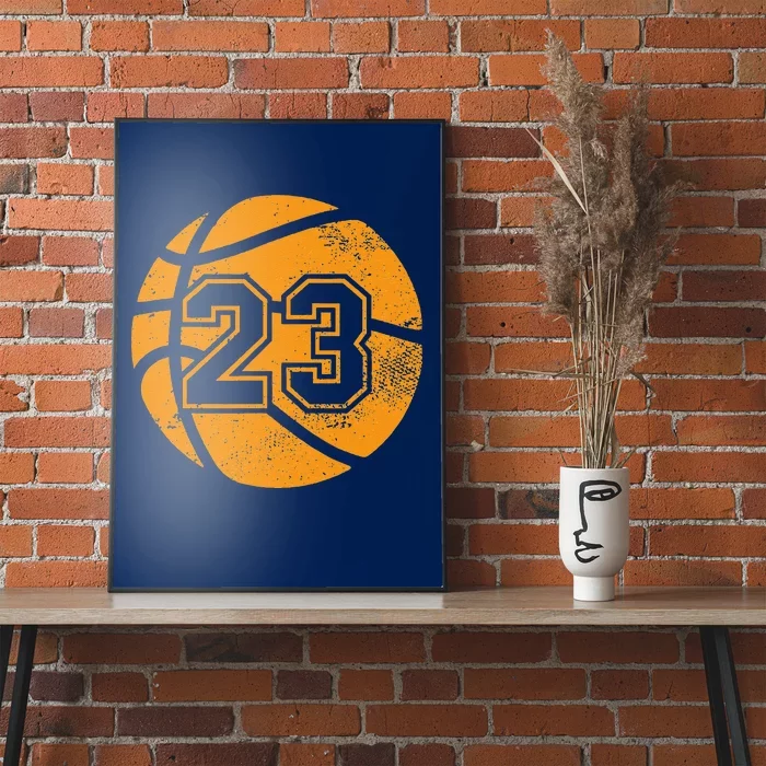 Basketball Player 23 Basketball Mom Dad Jersey Number 23 Poster