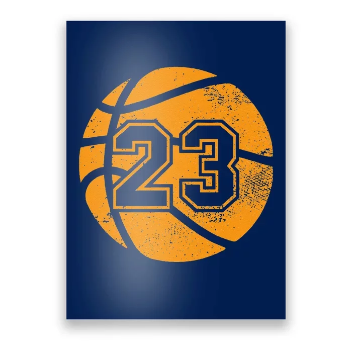 Basketball Player 23 Basketball Mom Dad Jersey Number 23 Poster