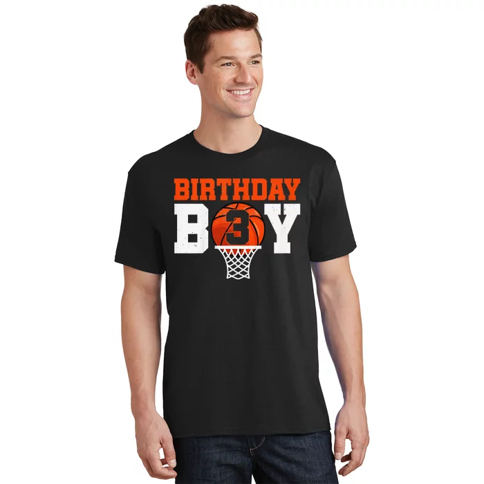 Basketball player 3 Years Old Basketball 3rd Bday T-Shirt