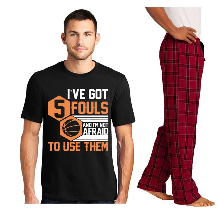 Basketball Player 5 Fouls - Funny Basketball Pajama Set