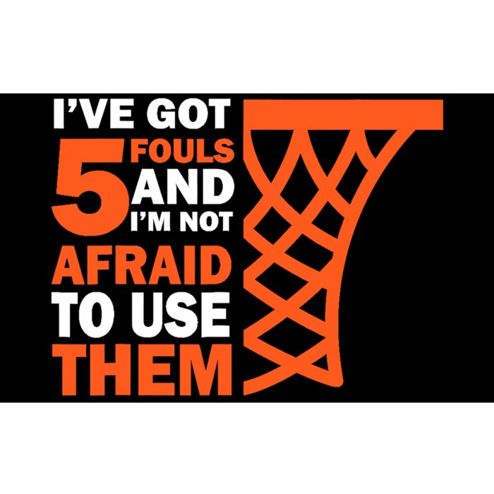 Basketball Player 5 Fouls - Hoops Baller Basketball Bumper Sticker