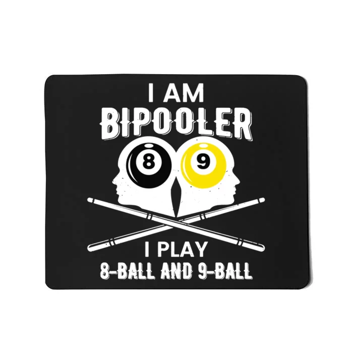 Bipooler Play 8 Ball And 9 Ball Pool Player Mousepad