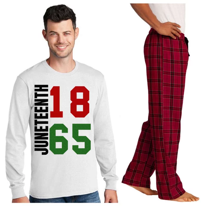 Black Proud African American For Junenth Long Sleeve Pajama Set