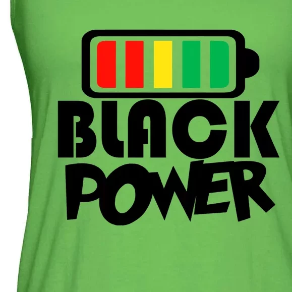 Black Power Afro American Melanin Black Lives Matter Cute Gift Ladies Essential Flowy Tank