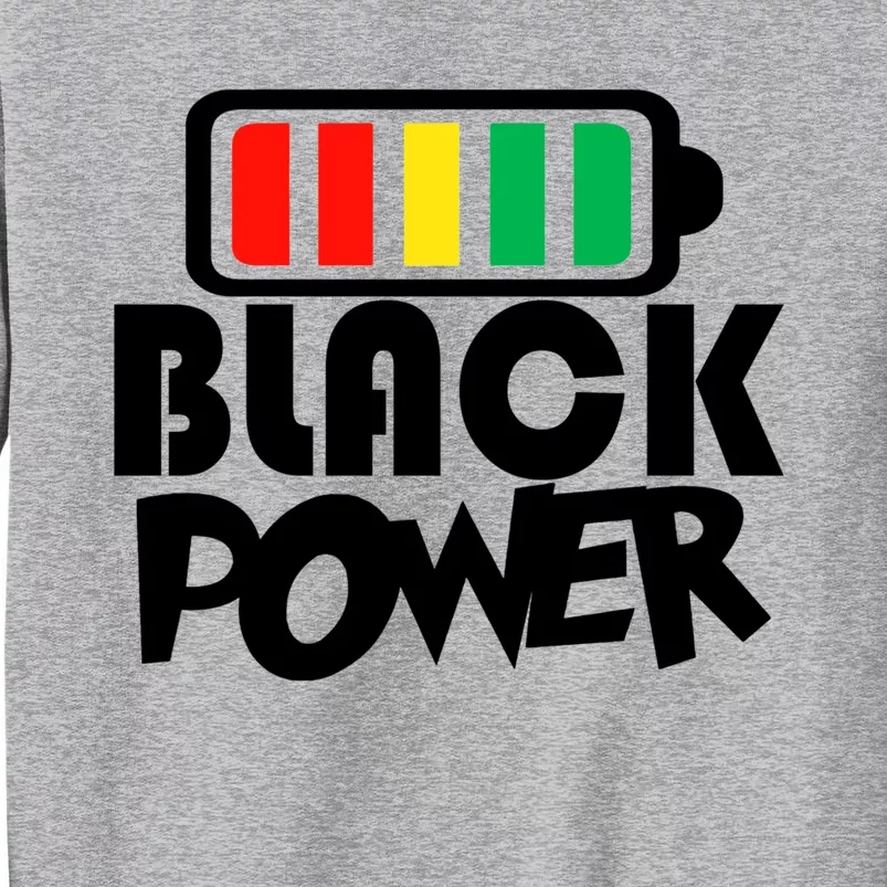 Black Power Afro American Melanin Black Lives Matter Cute Gift Tall Sweatshirt