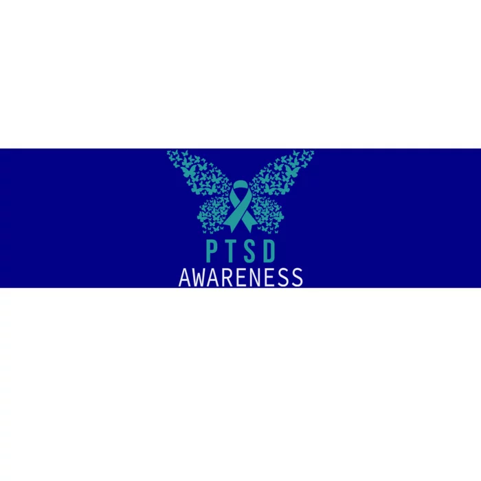 Butterfly PTSD Awareness Bumper Sticker