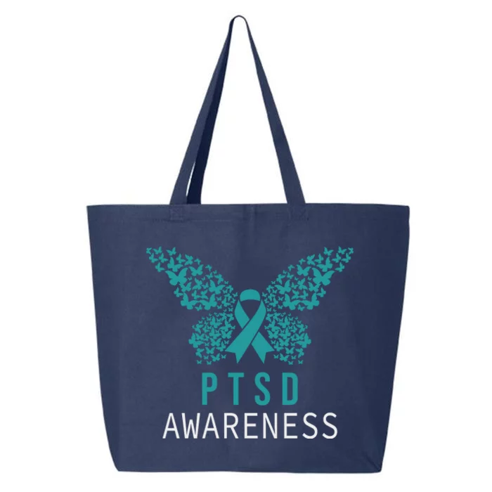 Butterfly PTSD Awareness 25L Jumbo Tote