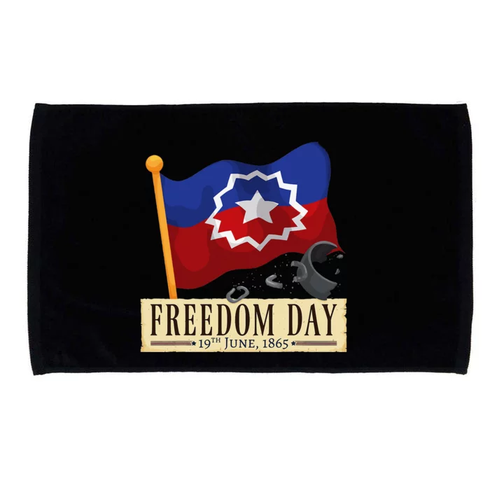 Black Proud African American for Juneteenth Flag Microfiber Hand Towel