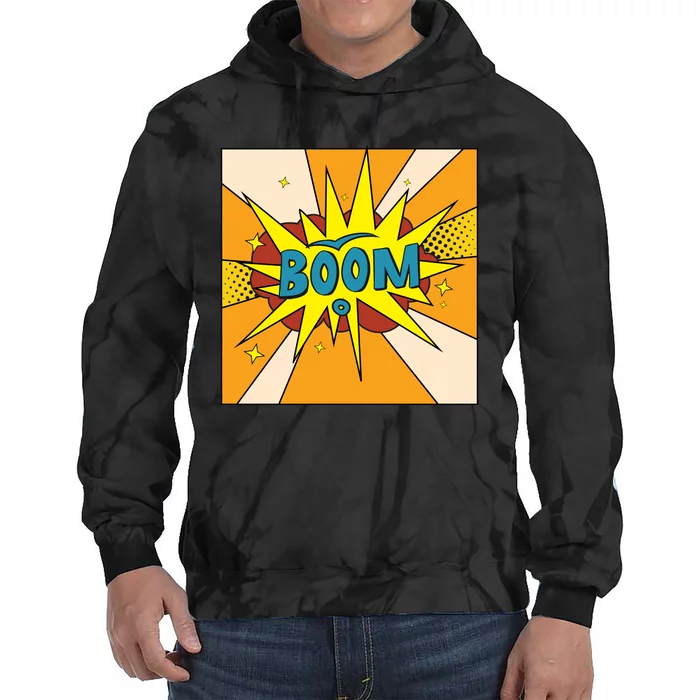 Boom Pop Art Tie Dye Hoodie