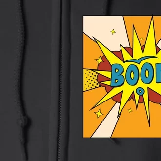 Boom Pop Art Full Zip Hoodie