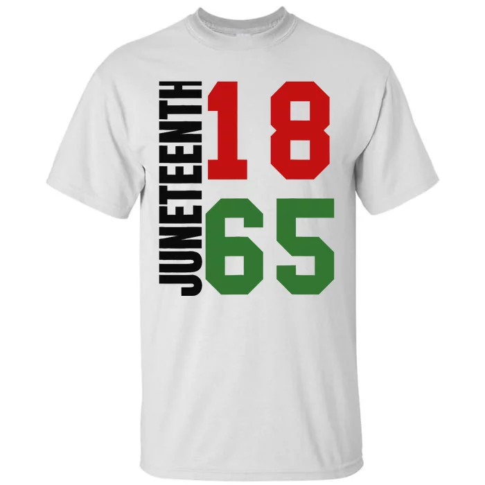 Black Proud African American for Juneteenth Tall T-Shirt