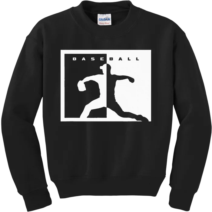 Baseball Pitcher Apparel Baseball Kids Sweatshirt