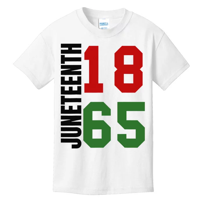 Black Proud African American for Juneteenth Kids T-Shirt