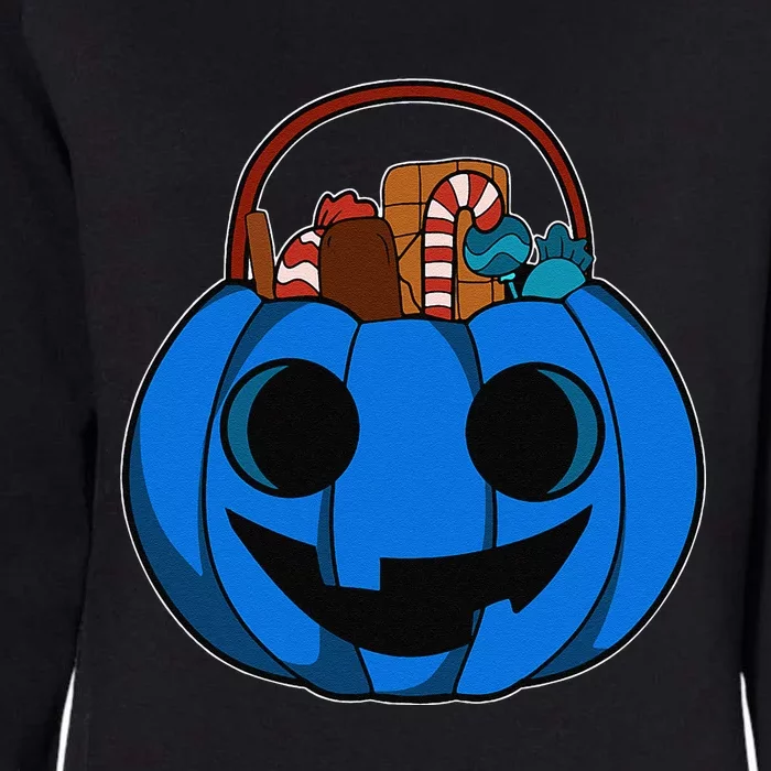 Blue Pumpkin Autism Awareness Halloween Womens California Wash Sweatshirt