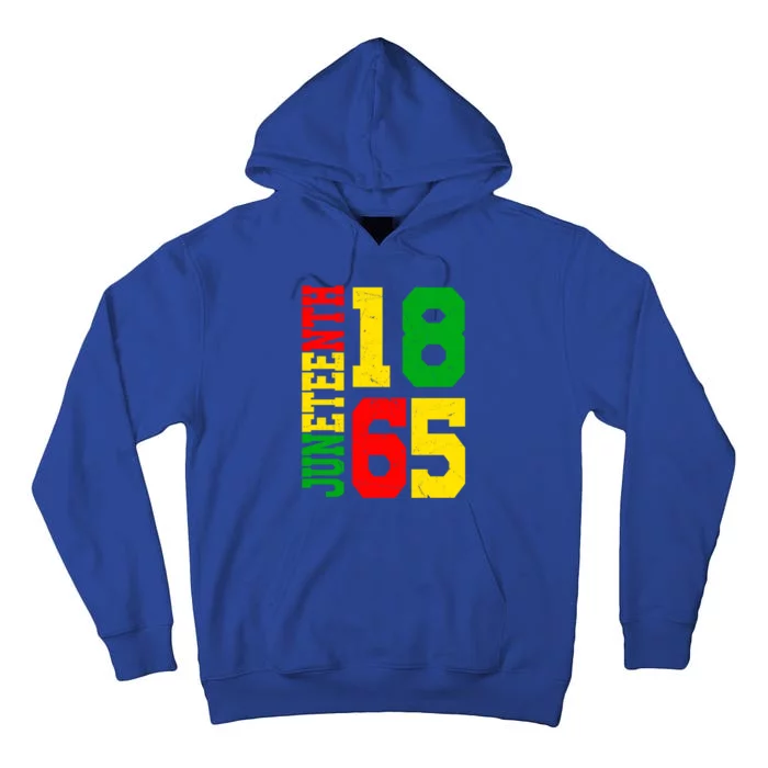 Black Proud African Pride American Juneteenth Gift Tall Hoodie