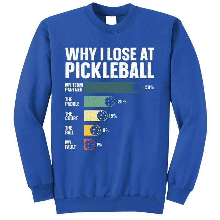 Best Pickleball Art For Sport Pickleball Player Tall Sweatshirt