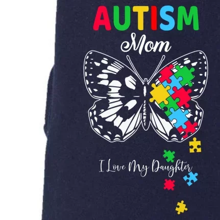 Butterfly Puzzle Autism Awareness Gift Doggie 3-End Fleece Hoodie