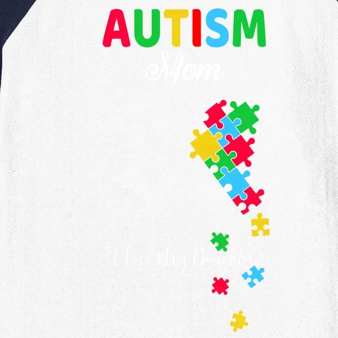 Butterfly Puzzle Autism Awareness Gift Baseball Sleeve Shirt