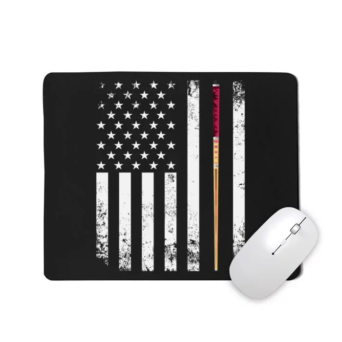 Billiards Pool American Flag Mousepad