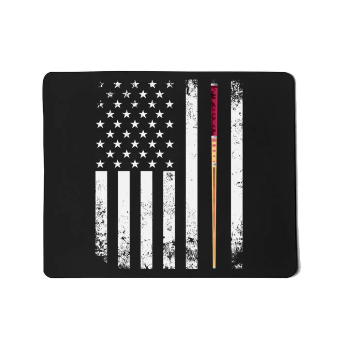 Billiards Pool American Flag Mousepad