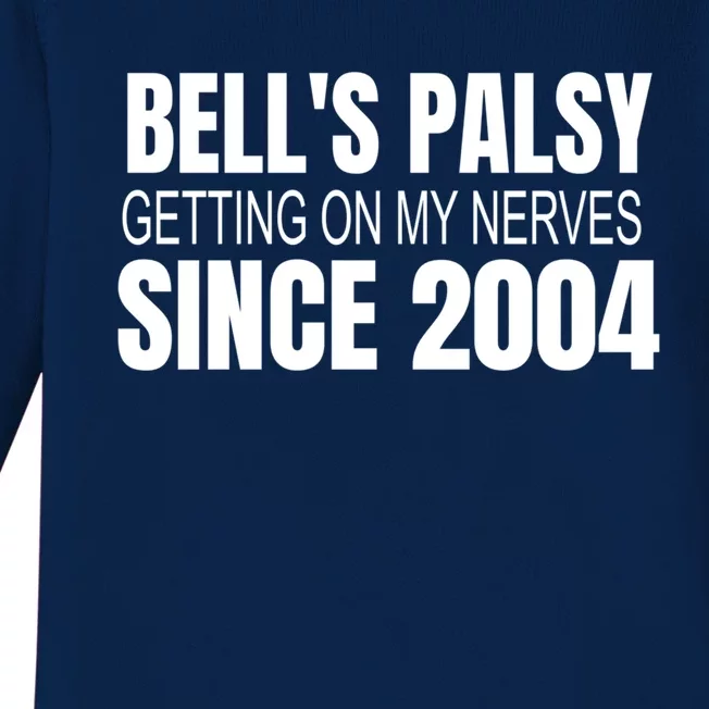 Bell's Palsy Awareness Facial Palsy Gift Baby Long Sleeve Bodysuit