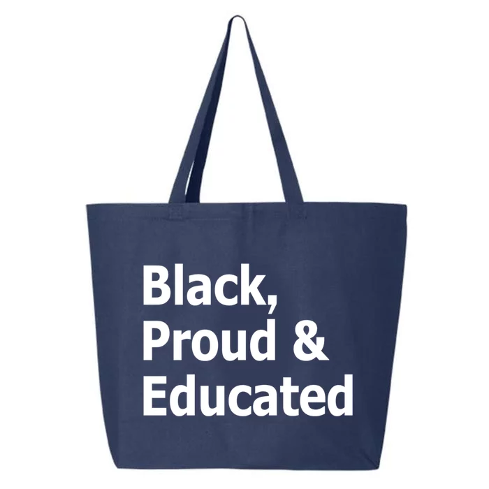 Black Proud And Educated African American Gift 25L Jumbo Tote