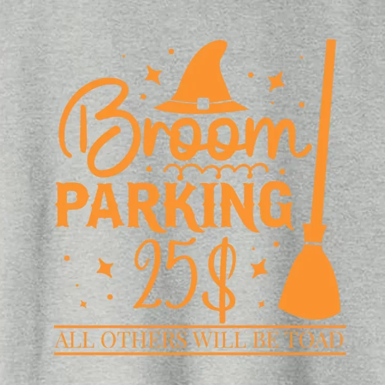 Broom Parking All Others Will Be Toad Unique Halloween Gift Women's Crop Top Tee