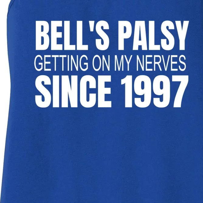 Bell's Palsy Awareness Facial Palsy Cool Gift Women's Racerback Tank