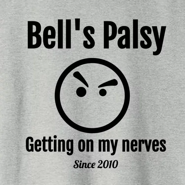 Bell's Palsy Awareness Nerve Disorder Funny Gift Women's Crop Top Tee