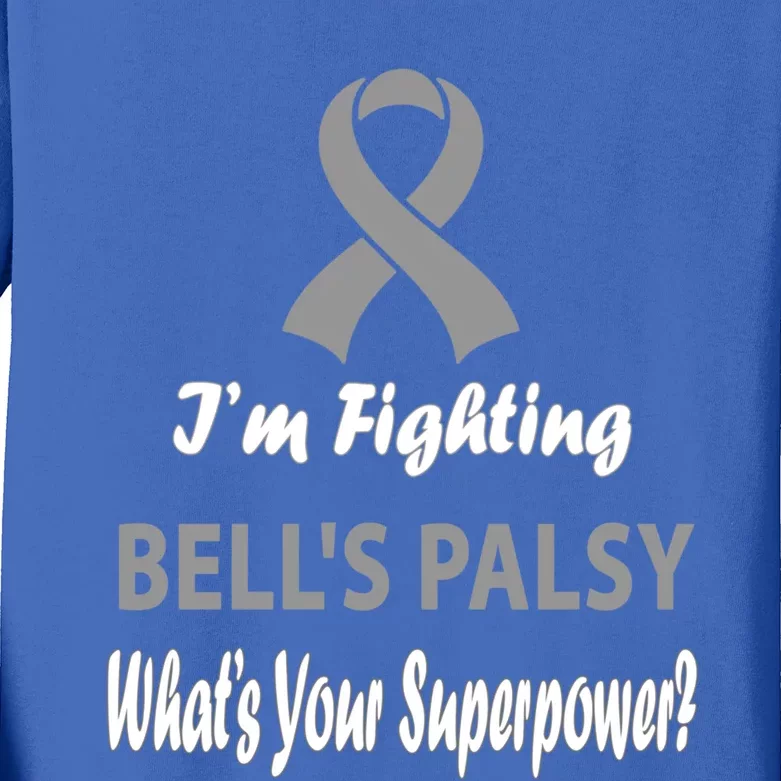 Bell's Palsy Awareness Gift Kids Long Sleeve Shirt