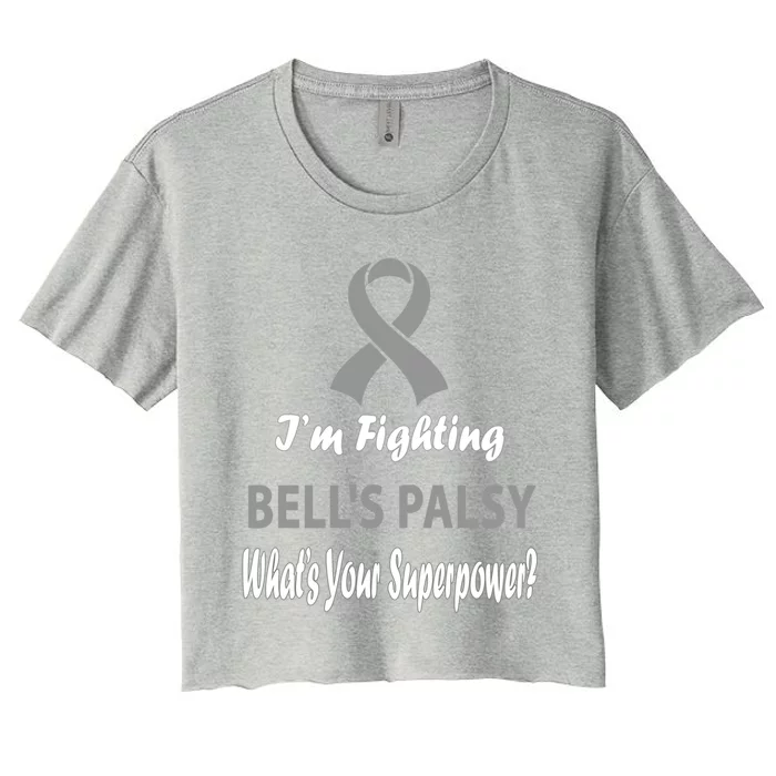 Bell's Palsy Awareness Gift Women's Crop Top Tee