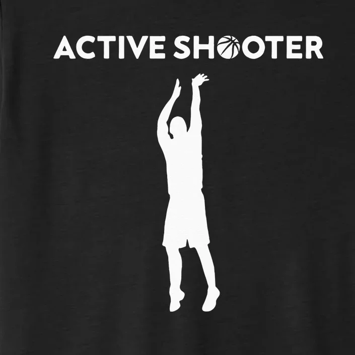 Basketball Player Active Shooter Basketball Lovers Men Women ChromaSoft Performance T-Shirt