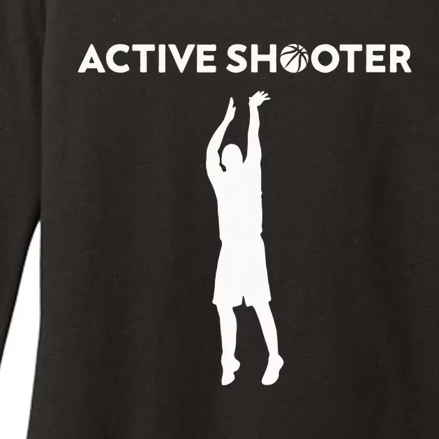 Basketball Player Active Shooter Basketball Lovers Men Women Womens CVC Long Sleeve Shirt