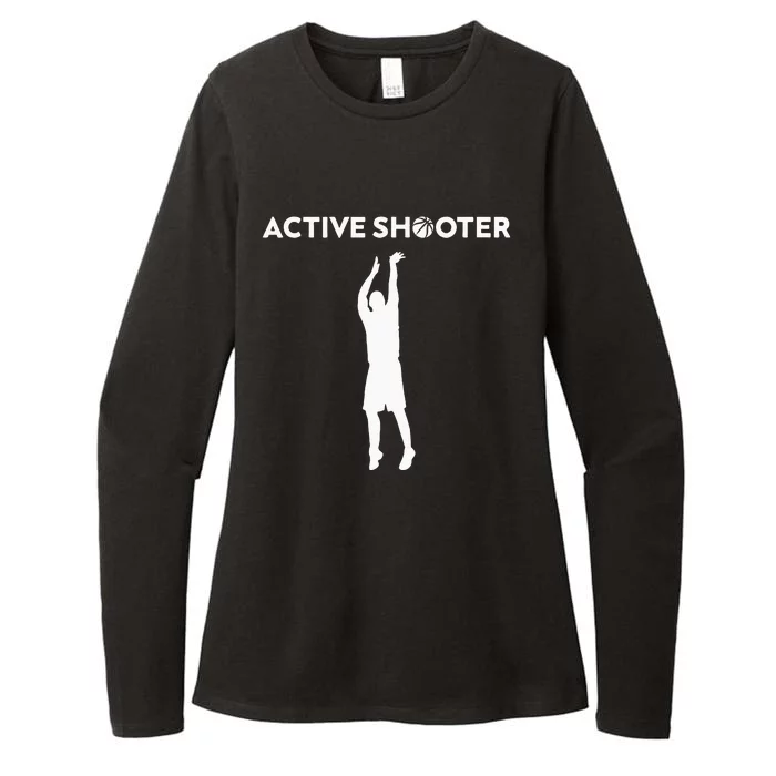 Basketball Player Active Shooter Basketball Lovers Men Women Womens CVC Long Sleeve Shirt