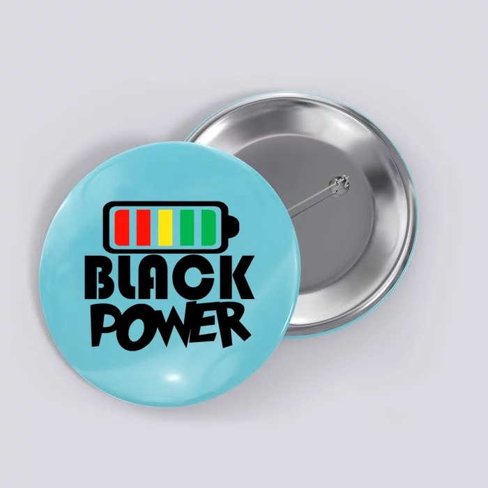 Black Power Afro American Melanin Black Lives Matter Gift Button