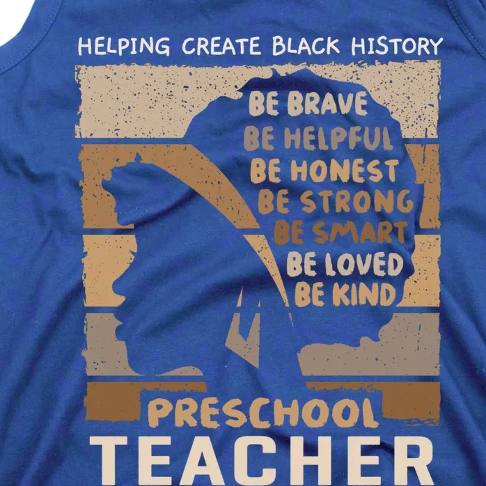 Black Preschool And Pregiftk Teacher And 'S Black Educator Cool Gift Tank Top