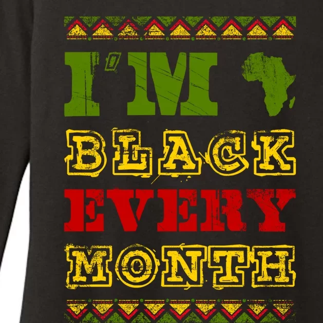 Black Pride African Culture Black History Month Gift Womens CVC Long Sleeve Shirt