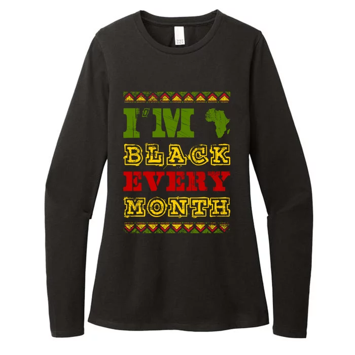 Black Pride African Culture Black History Month Gift Womens CVC Long Sleeve Shirt