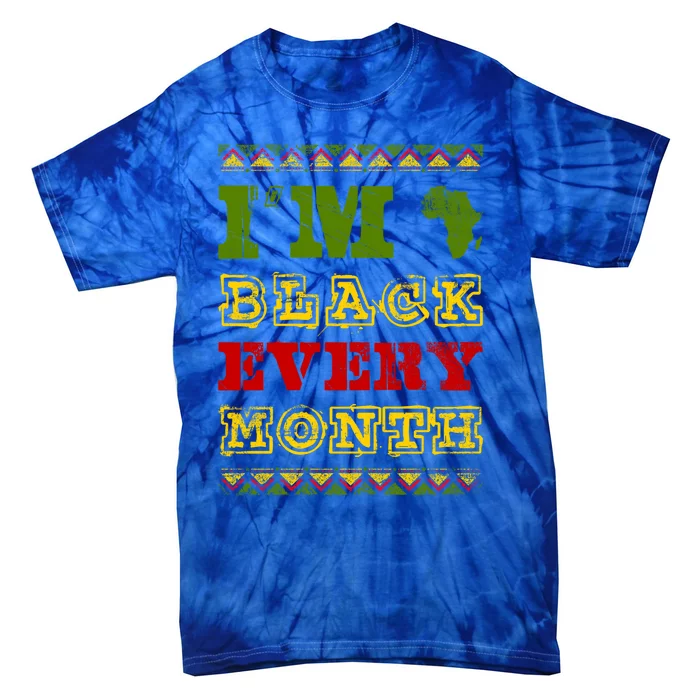 Black Pride African Culture Black History Month Gift Tie-Dye T-Shirt